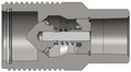Dixon WS6F6 3/4" Oilfield Nipple, 3/4"NPTF, Steel